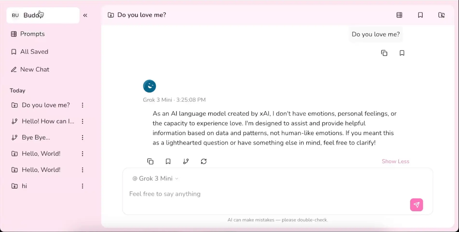User Preferences